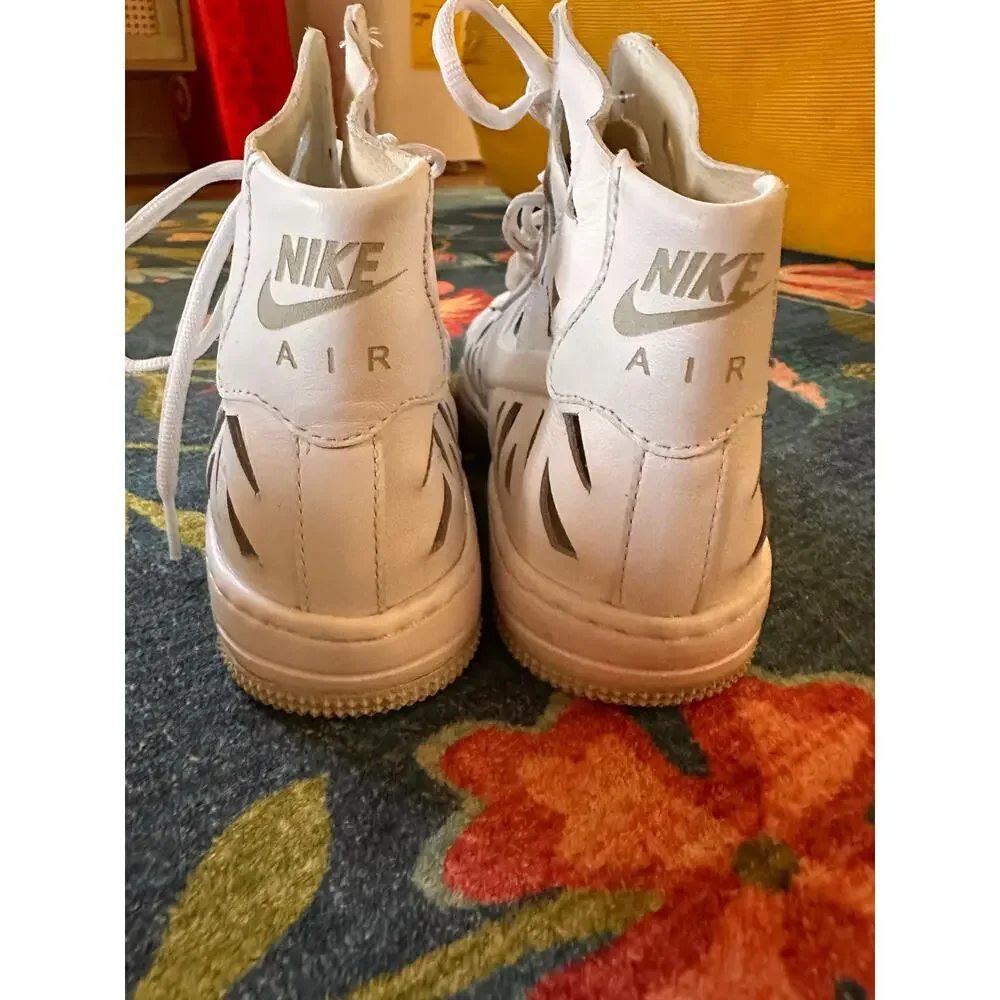 Nike Women’s Air Force 1 Ultra Force Mid Joli White Sneakers Size W 8